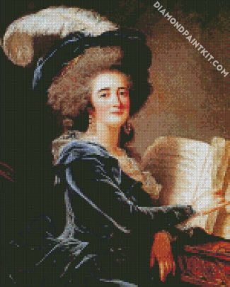 Madame De Selve Faisant De La Musique diamond painting