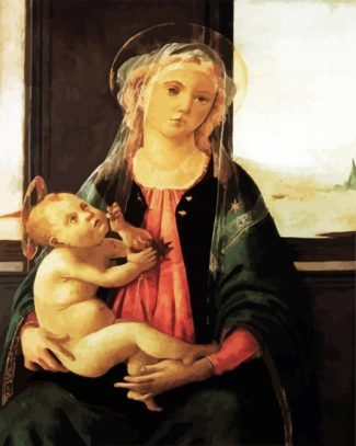 Madonna Of The Sea By Sandro Botticelli diamond painting