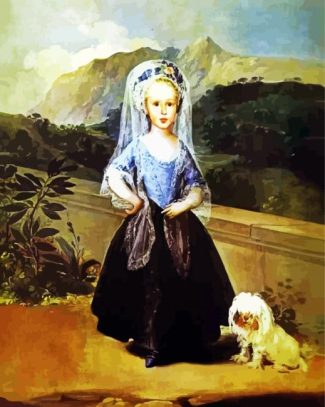 Maria Portrait Francisco Goya diamond painting