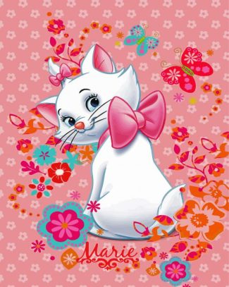 Marie Cat diamond painting