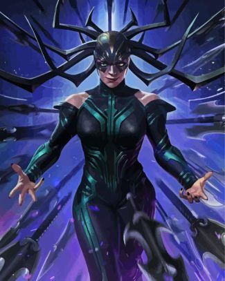 Marvel Hela diamond painting