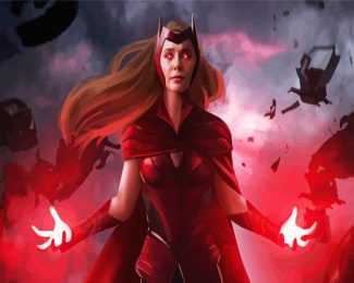 Marvel Hero Wanda diamond painting