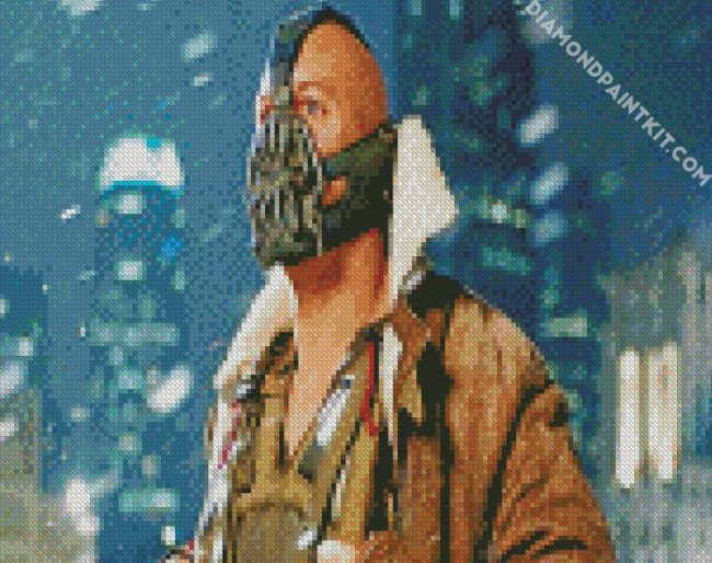 Masked Bane diamond painting