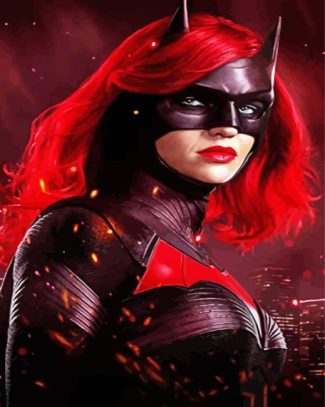 Masked Batwoman diamond painting