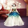 Masked Girl Wearing a Ball Gown Dress diamond painting