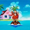 Master Roshi Kame House diamond painting