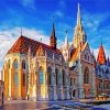 Matthias Church Budapest diamond painting