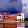 Mir Castle Complex Reflection In Belarus diamond painting