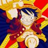 Monkey D Luffy diamond painting