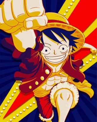 Monkey D Luffy diamond painting