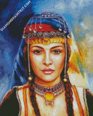 Moroccan Amazigh Woman diamond painting