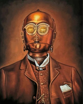 Mr C3po diamond painting