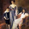 Mrs Ira Nelson Morris And Her Children By Sorolla diamond painting