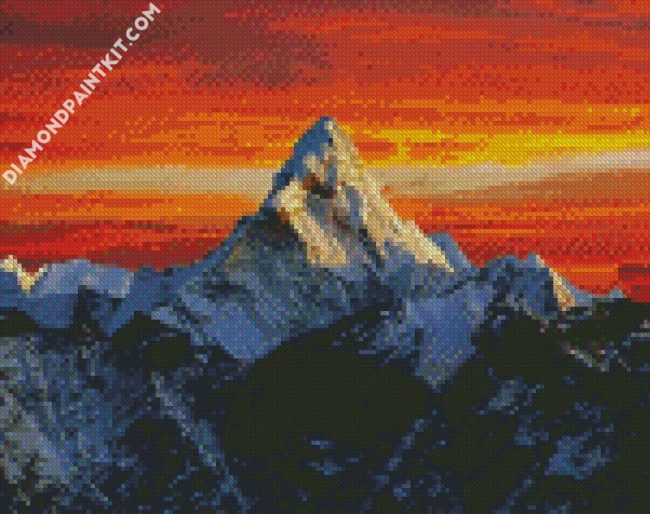 Mt Everest Himalayas diamond painting