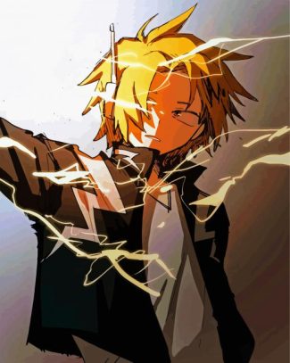 Hero Academia Denki Kaminari diamond painting