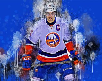 NY Islanders Player Art diamond painting