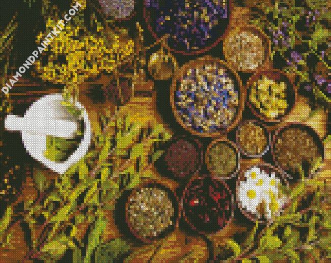 Natural Herbs diamond painting