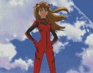 Neon Genesis Evangelion Asuka diamond painting