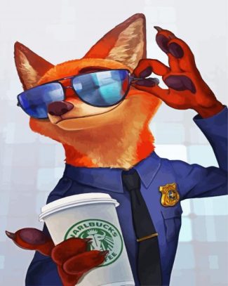 Nick Wilde Zootropolis diamond painting