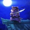 Ninja Hamster diamond painting