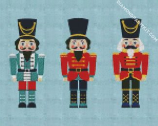 Nutcrackers diamond painting