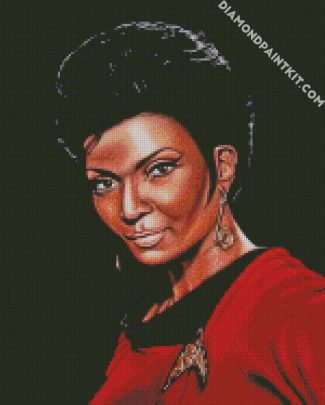 Nyota Uhura Star Trek Illustration diamond painting