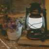 Old Antique Lantern diamond painting