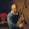 Old Bagpipe Player diamond painting