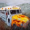 Old School Bus diamond painting