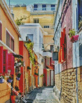 Old Town Streets In Beirut diamond painting