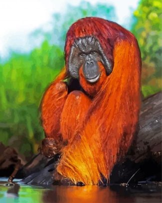 Orangutan Animal diamond painting