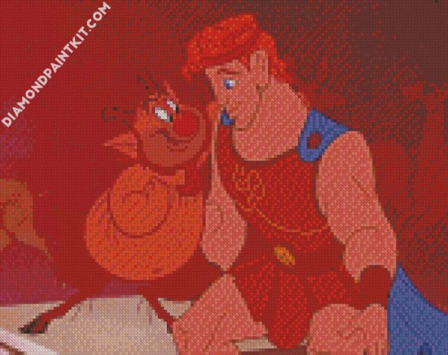 Phil And Hercules diamond painting