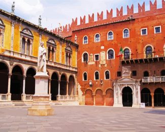 Piazza Dei Signori Verona diamond painting