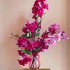 Pink Purple Bougainvillea Vase diamond painting