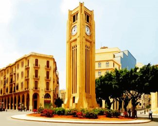 Place De L'etoile Beirut diamond painting