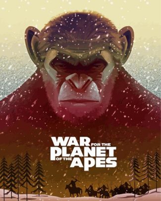 Planet Of The Apes Poster diamond painting