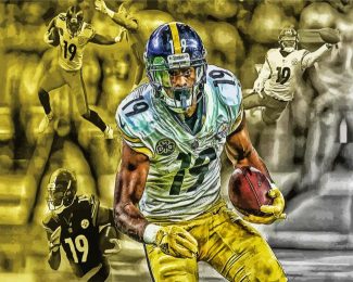 Player Juju Smith Schuster diamond painting