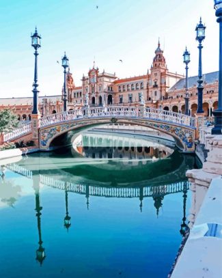 Plaza De Espana Canal diamond painting