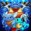 Pokemon Squirtle Evolution diamond painting