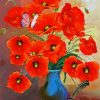 Poppies Coquelicot Vase diamond painting