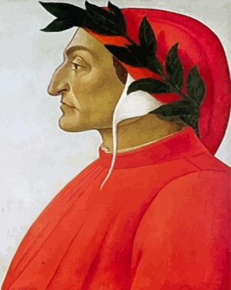 Portrait Of Dante By Botticelli diamond painting