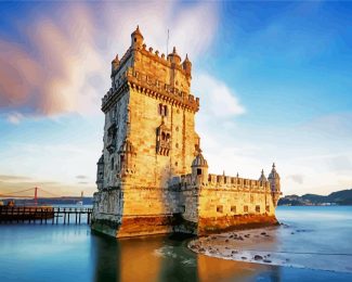 Portugal Belem Tower diamond painting