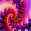 Purple Pink Fractal diamond painting