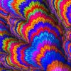 Rainbow Fractal diamond painting