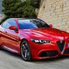 Red Alfa Romeo diamond painting