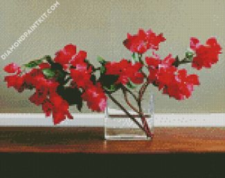 Red Bougainvillea diamond painting