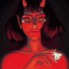 Red Evil Girl diamond painting