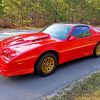 Red Firebird Car diamond painting