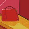 Red Handbag diamond painting