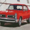 Red GTO Car diamond painting